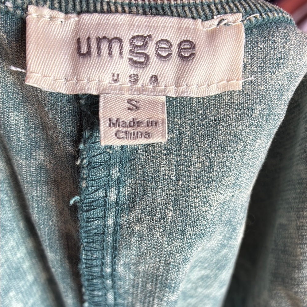 Umgee Teal bib overall